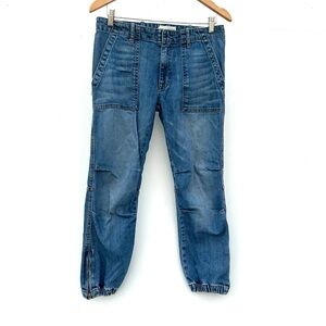 Nili Lotan Blue Denim Jogger Pants - size 29